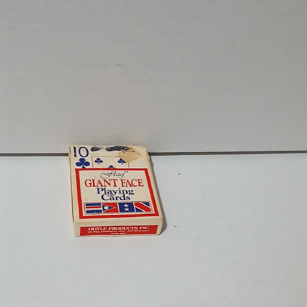 Flag Giant Face Vintage Playing cards
